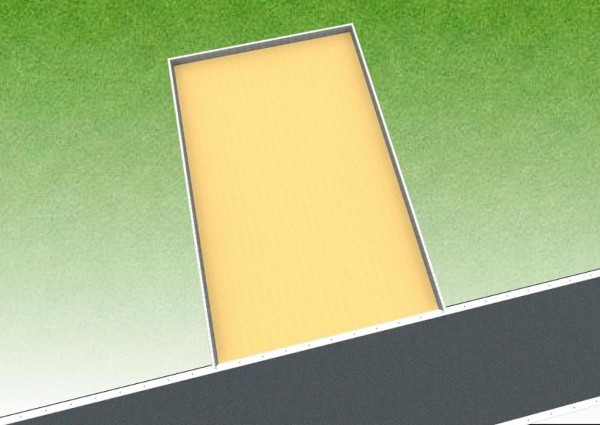 【分譲地完成予想図】44坪超のゆとりある敷地。駅徒歩10分の利便性と閑静な住環境を兼ね備えた限定1区画です。